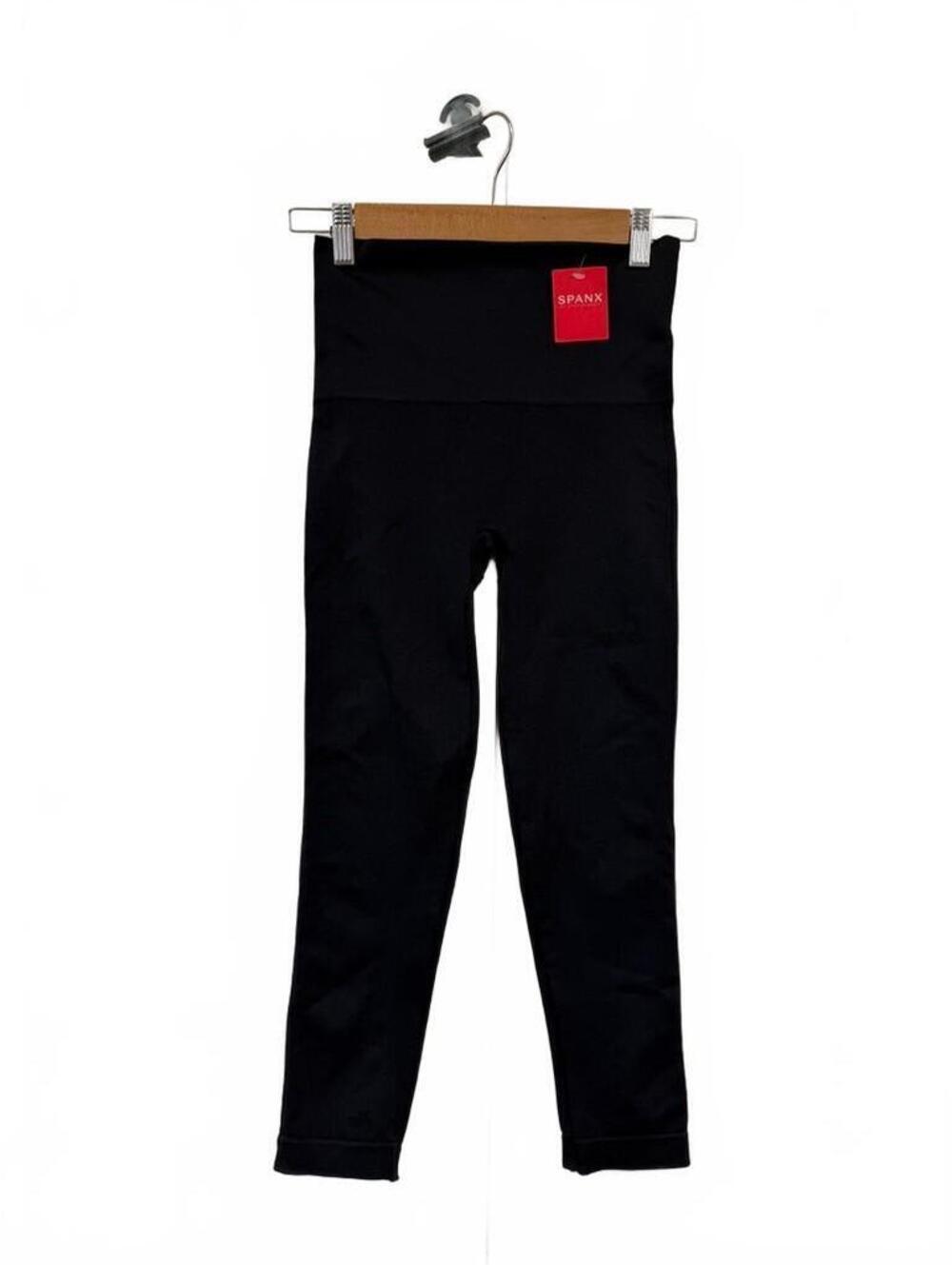 SPANX Black High Waisted Shaping Leggings Pants Size M NWT